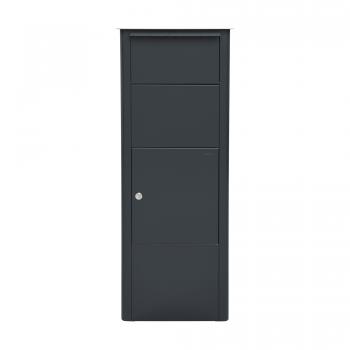 Preview: Paketbriefkasten Mefa Beech 457 Antharazit RAL 7016 Entnahme vorne